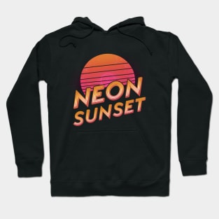 Neon Sunset Vibes Hoodie